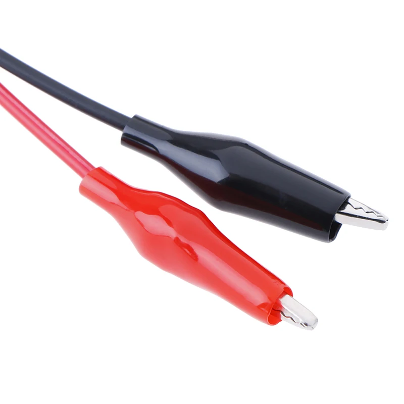1Pc 25cm DC Male Female Jack Connector Alligator Clips 12V Power Cable Crocodile Wire DC Voltage Connector To Male