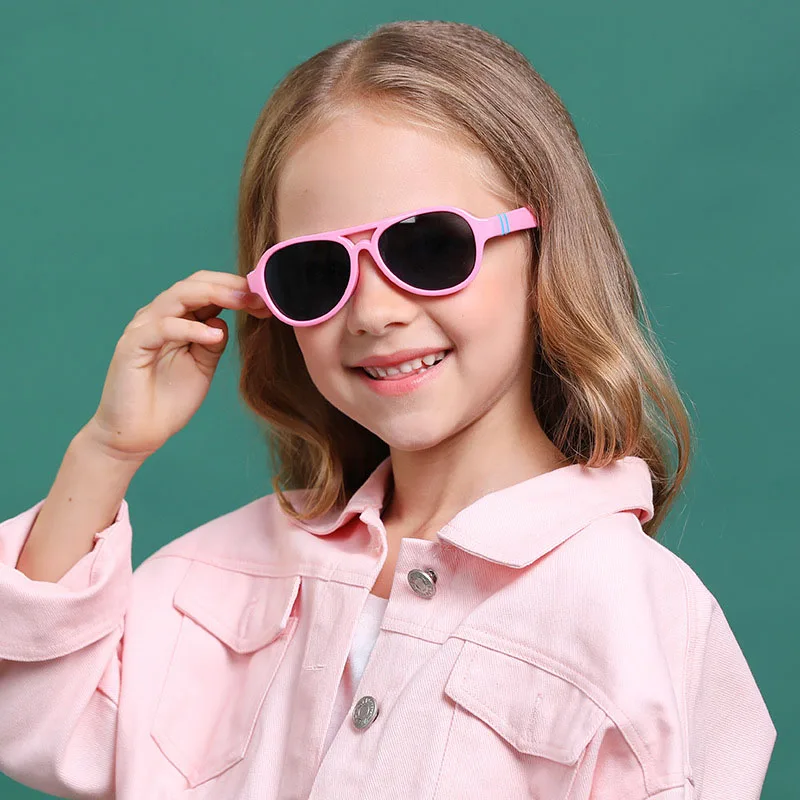 

Kids Polarized Sunglasses Children Flexible Oval Sun Glasses Baby Boys Girls Silicone Shades Safety Eyewear UV400 Gafas De Sol
