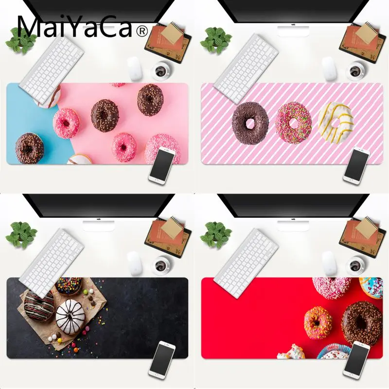 

MaiYaCa Delicious colorful donuts Office Mice Gamer Soft Mouse Pad Gaming Mouse Pad Large Deak Mat 700x300mm for overwatch/cs go
