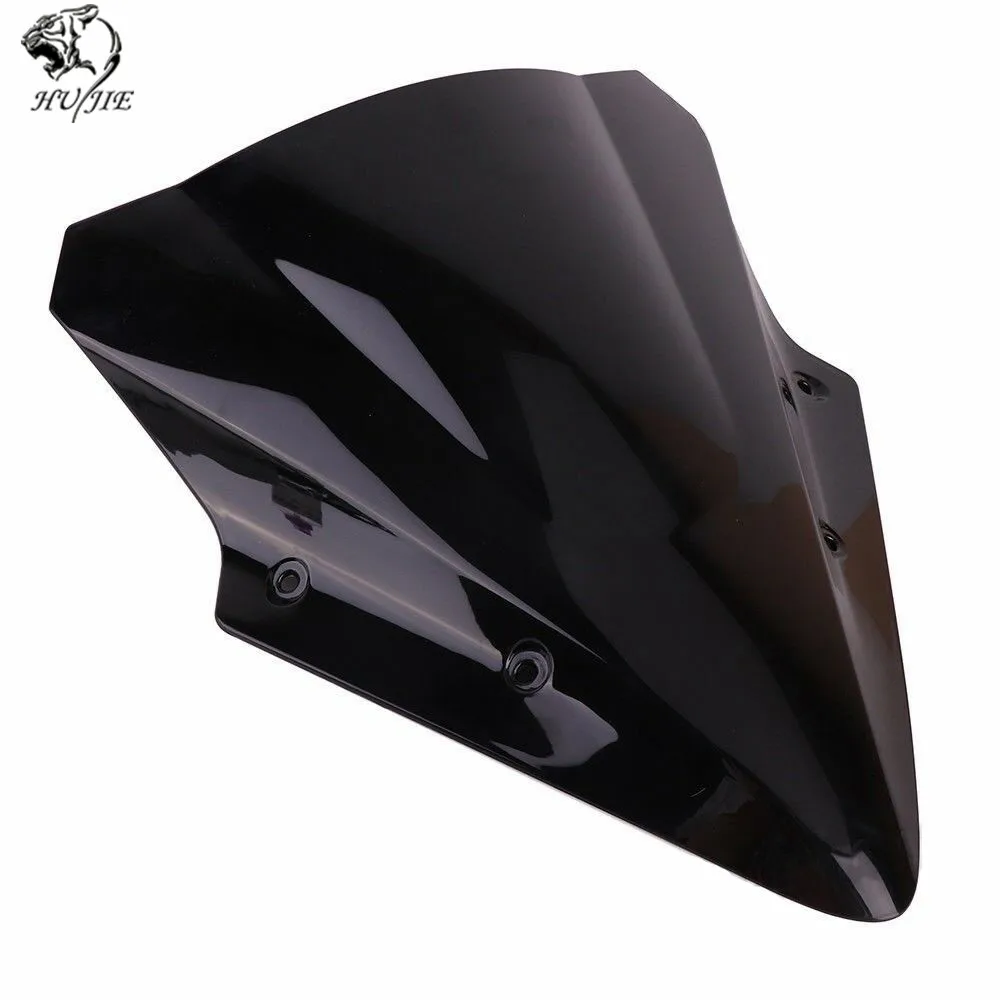 Мотоцикл черный стеклоочиститель лобового стекла для KAWASAKI Ninja650 Ninja 650 ABS - Цвет: Black