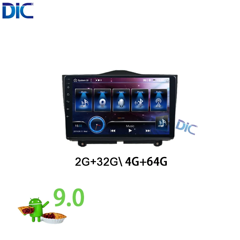 Android 9.0 1 din HD 4K MP5 video carplay PX6 multimedia auto radio car navigation GPS player for Lada Granta