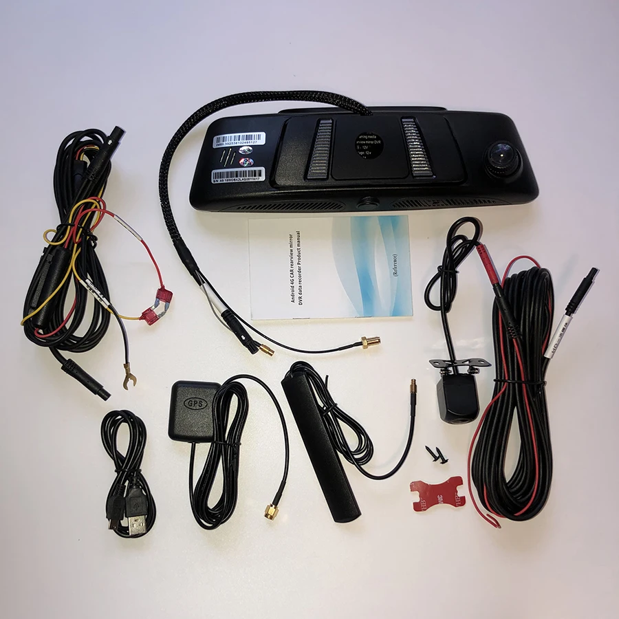 Udricare 4G sim-карта Android Смарт зеркало заднего вида двойной объектив DVR gps навигация мобильный телефон пульт дистанционного управления видеомагнитофон