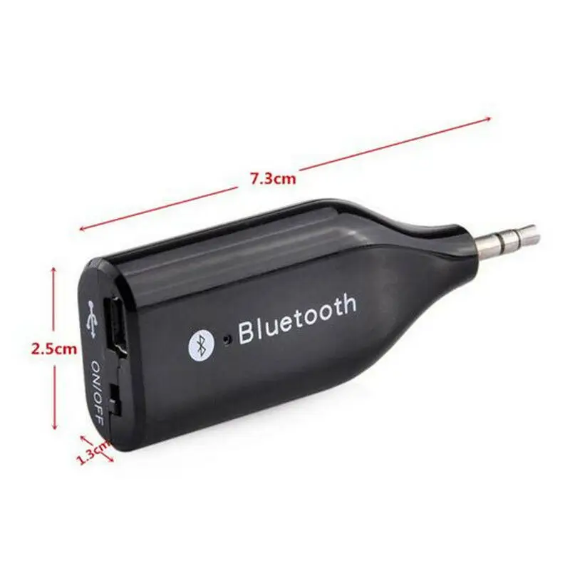 RISE-автомобильный беспроводной 3,0 Bluetooth 3,5 мм вспомогательный приемник адаптер для аудио телефона динамик