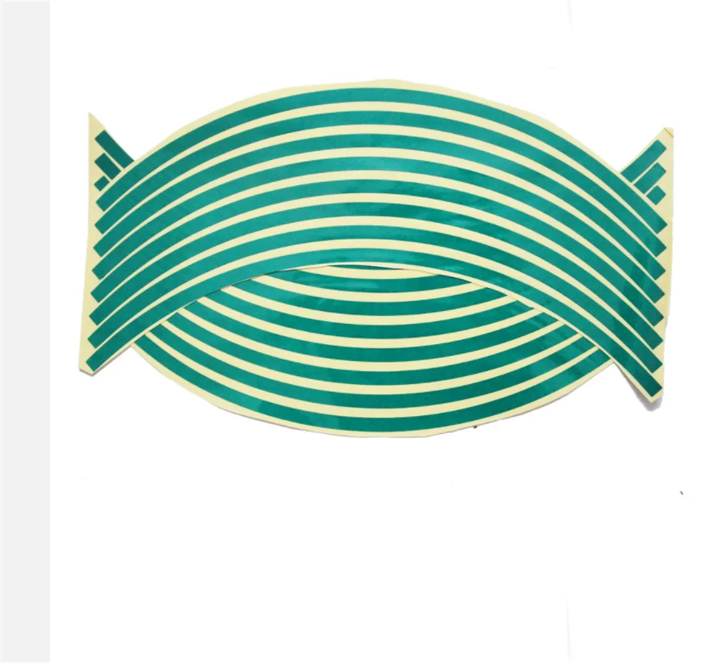 16 шт. универсальные светоотражающие наклейки на мотоциклетные колеса для SUZUKI S