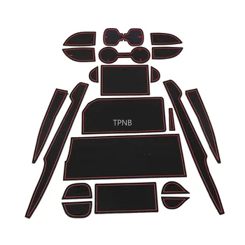 

For Toyota Camry 2018 8th XV70 Car Styling Interior Door Cushion Non-slip Mat Rubber Material Accessories