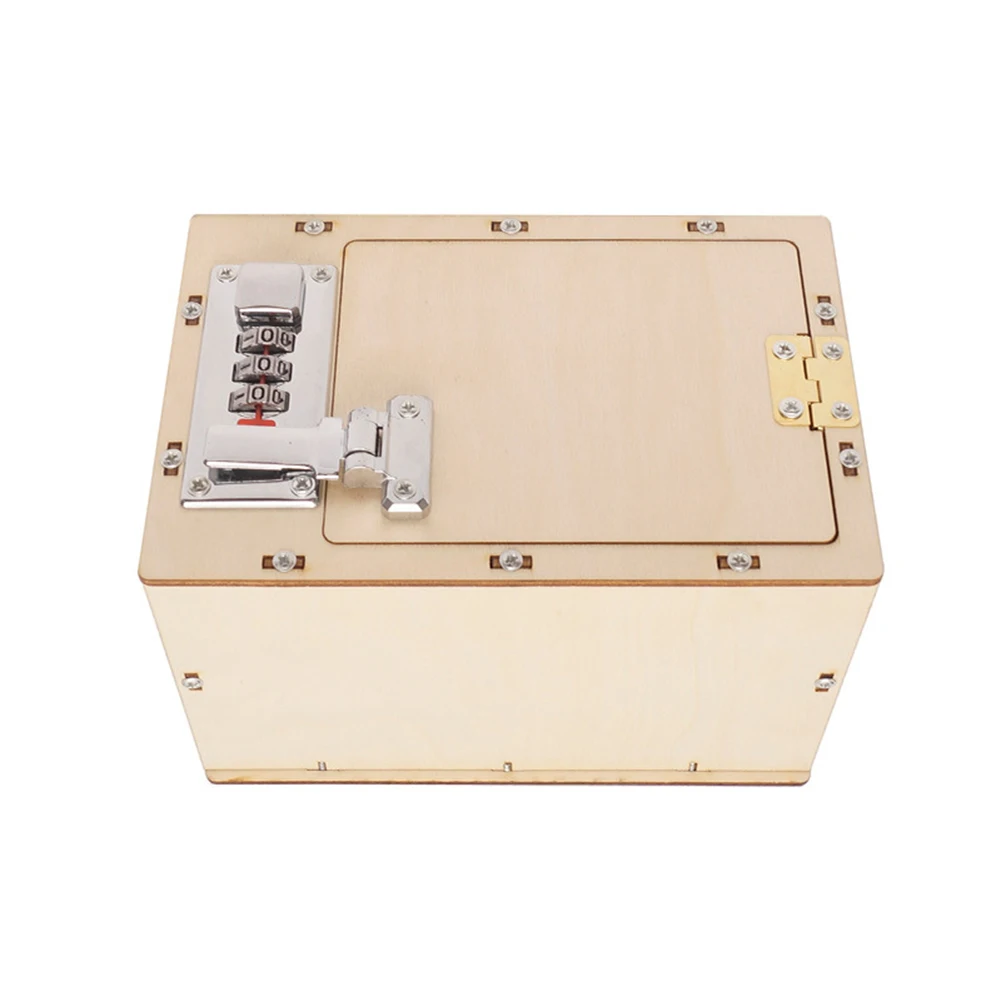 remarkable  DIY Mechanical Password Box Building Model Science Experiment Kit Education Toy New