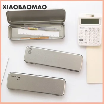 

Mini Iron Kawaii Children's Gifts Metal Iron Cute Pencil Case School Pencil Box Small Pen Storage Supplies