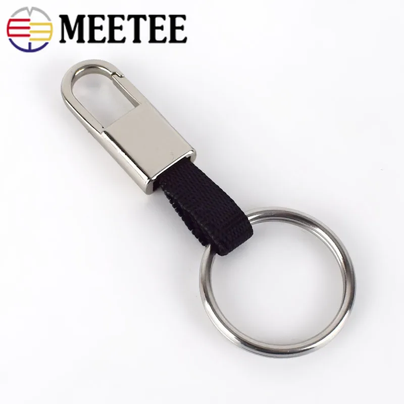 Meetee 5/10 шт. металлический мешок сторона пряжки с зажимом винт цепи ручки повесить крюк DIY Чемодан ремешок с пряжкой аппаратный аксессуар BF438