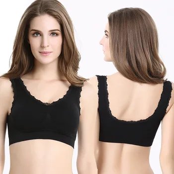 

Sports Bras Sleeping Padded Bra For Women Fitness Gym Top Lingerie Underwear Push Up Bralette Brassiere Female Intimates M~XL