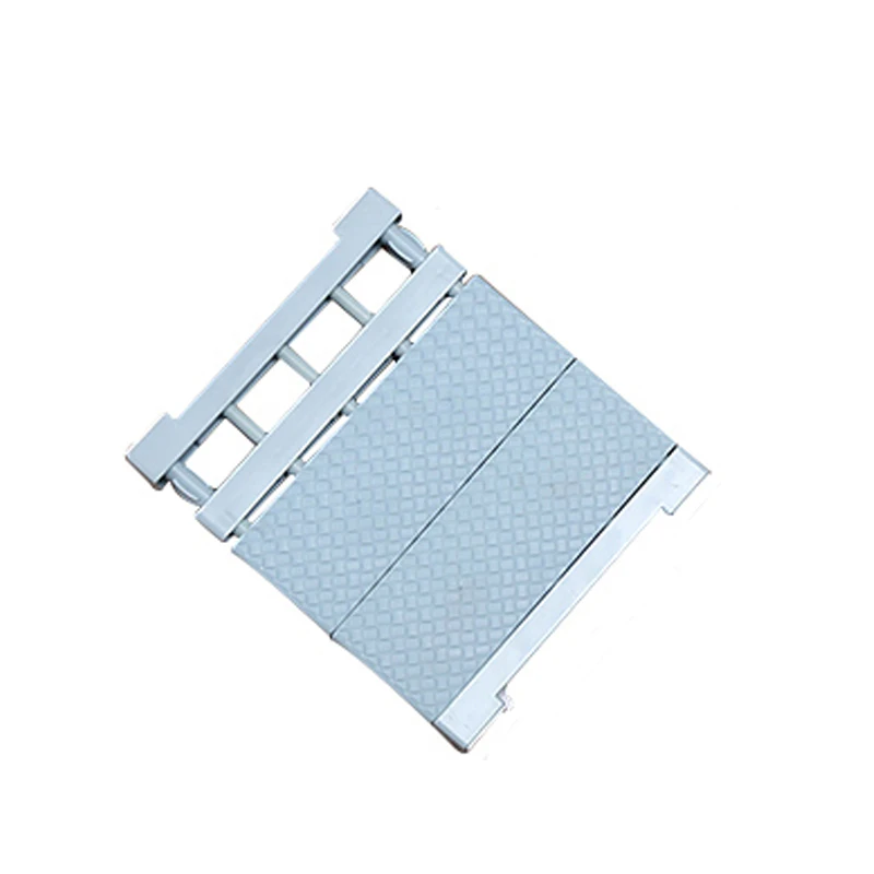 Blue 30-40cm Регулируемый шкаф, органайзер для хранения полка настенная кухонная стойка пространство 1 шт 4 цвета - Цвет: Blue 30-40cm