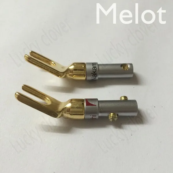 

Japan Nakamichi gold plated copper grade interpolation Y Y U- type Screw Spade Banana Plug speaker cable speaker wire connectors