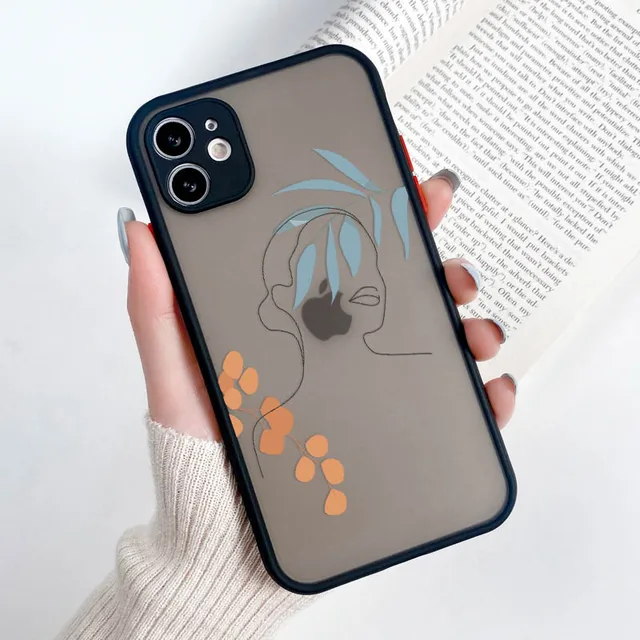 Case For iPhone 11 iPhone Cases XR Hard Fundas Apple 13 12 Pro Max Mini 7 8 6S 6 Plus X XS Max 12Pro Len Protection Phone Covers O239