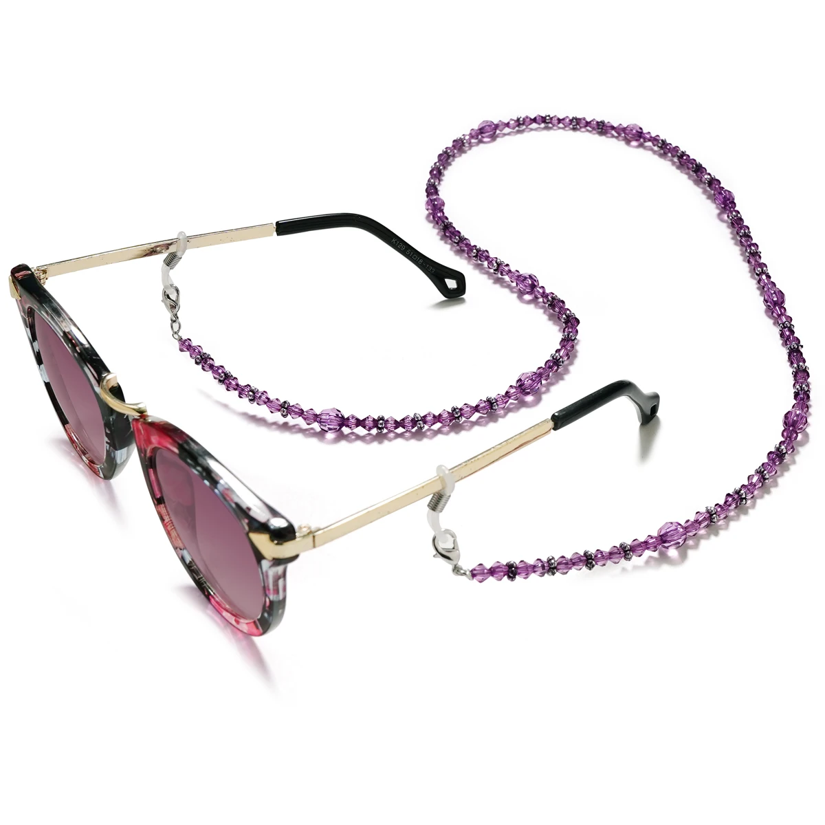 Acrylic fashion Simple Vintage Casual Beaded Eyeglass Eyewears