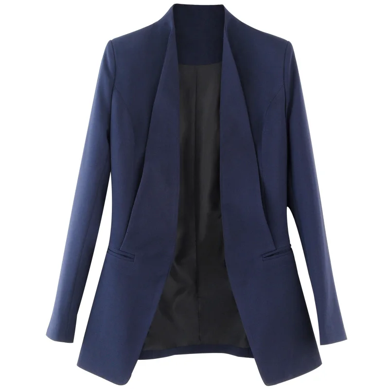 Lange mouwen wit блейзеры lente en herfst mode nieuwe hoogwaardige zwart Slim was dun wilde jasje jas