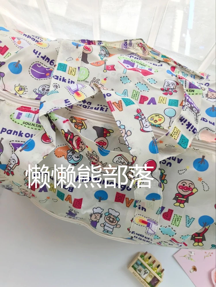 1 шт. 40 см Anpanman Мода Аниме портативная дорожная сумка многоразовые сумки-тоут складные сумки для хранения багажа Новые