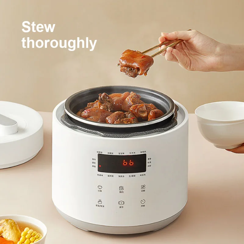 5L Electric Pressure Cookers Soup Porridge Rice Intelligent Pressure Cooker  220V Multifunction Heating Meal Heater For Home