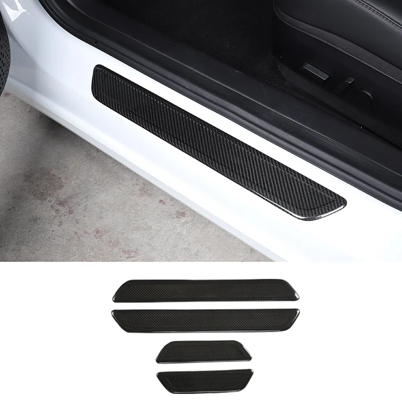 Дверная панель для Tesla модель 3 аксессуары/автомобильные аксессуары модель 3 tesla три tesla модель 3 карбон/аксессуары приветственная панель