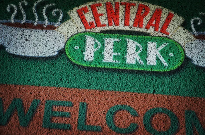 ТВ Шоу друзья добро пожаловать коврик входной двери коврик Central perk прихожей нескользящие носки-тапочки для новорожденных коврик, Мат Ковер/Отдых на природе