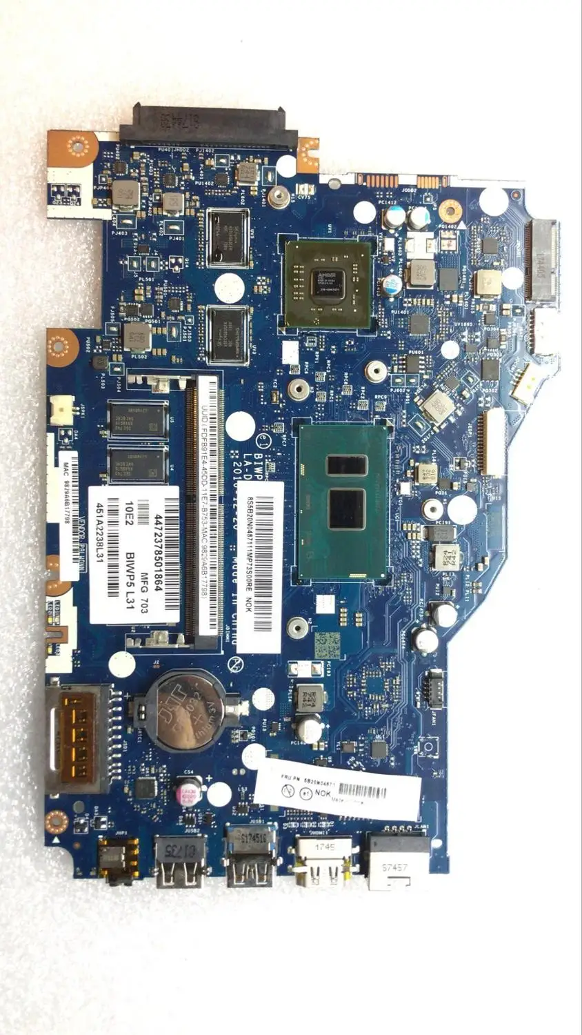 LA-D562P материнская плата для ноутбука lenovo 110-15ISK 310-15ISK cpu i5 6200U ram 4G R5 M430 GPU DDR4 тестовая работа