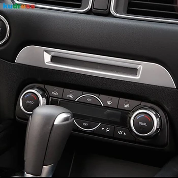 

For Mazda CX5 CX-5 KF CX-8 CX8 2017-2020 Car Dashboard Console Cover Trim CD Volume Switch Frame Sticker Interior Accessories