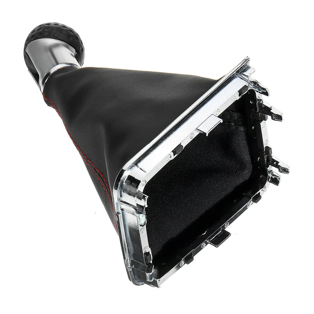 Leather Shifter Gear Shift Knob with Boot Cover 6 Speed Handle For VW Golf Mk7 GTI 2013