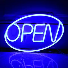 

OPEN LED Neon Light Sign Night Light Beer Club Pub Gift Lamp Bar Game Room Home Decor USB/Battery Powered Light 42*26.8CM