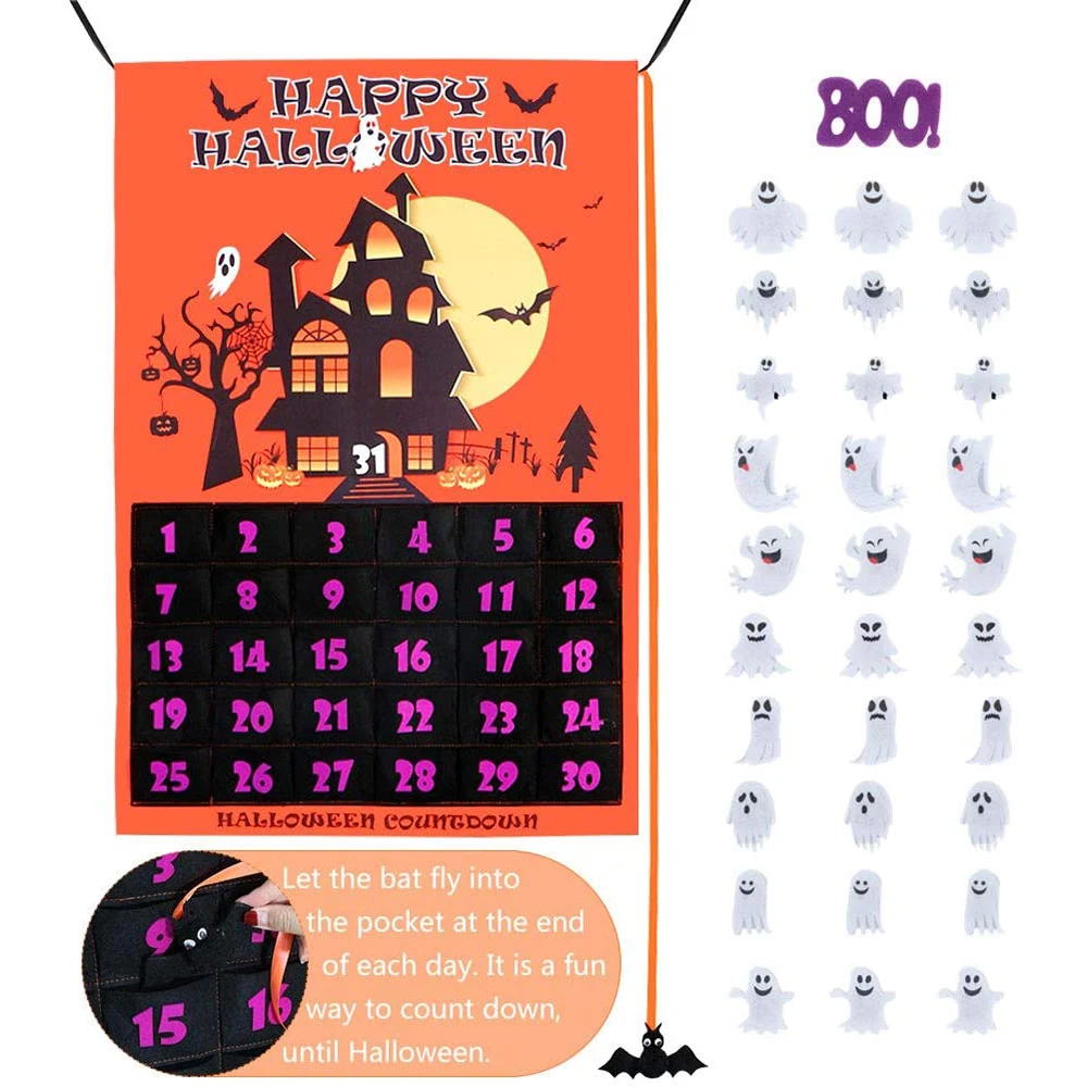 Halloween Countdown Calendar | Hanging Advent Calendar Kids | Advent  Calendar 31 Day - Advent Calendars - Aliexpress