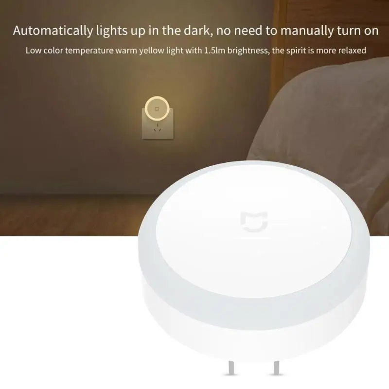 Xiaomi Mijia светодиодный Ночной светильник с сенсором Сенсорное управление Умный домашний ночник для спальни коридор без синего светильник