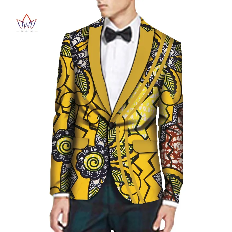 Spring Blazers Men Blazer Costume Homme Africa Bazin Riche 6XL Mens Clothing Vestidos Formales Free Shipping 6xl BRW WYN1011