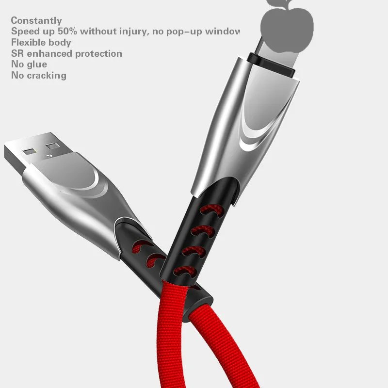 Быстрый зарядный USB кабель USB TypeC мобильный телефон для iphone X samsung S9 для xiaomi mi9 redmi зарядное устройство Micro USB кабель
