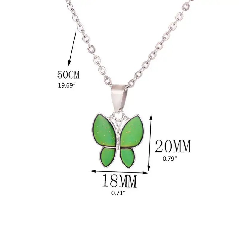 Green Jade Gem Alloy Metal Butterfly Pendant Jewelry--18mm*18mm 