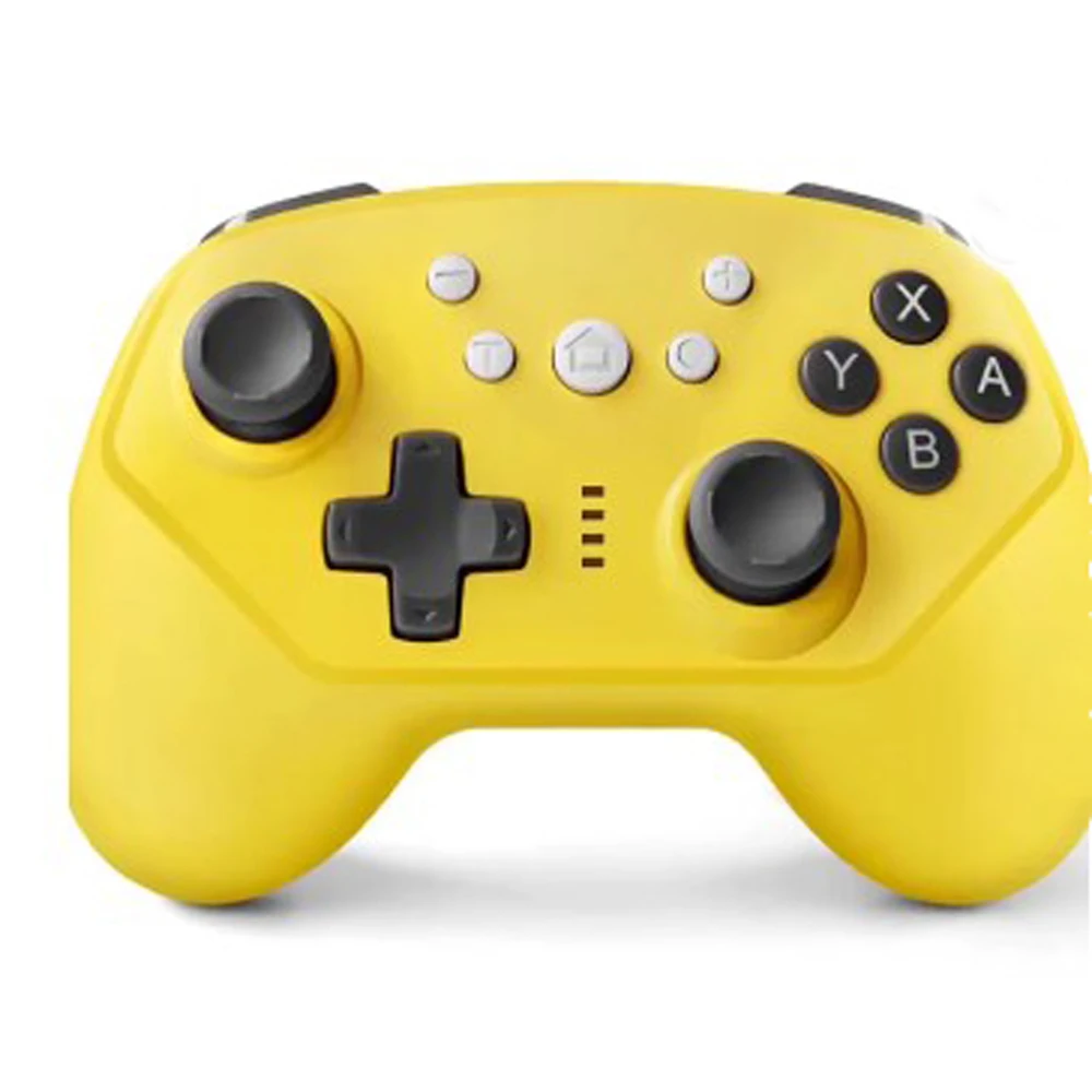 Yellow Мини беспроводной Bluetooth игровой контроллер Поддержка подключения беспроводной/проводной для выключателя lite игровой консоли - Цвет: Yellow