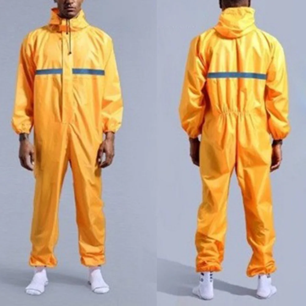 yellow work jumpsuit