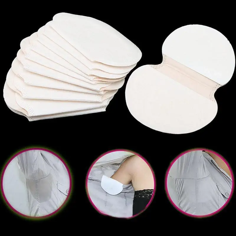 10/30/50pcs Disposable Absorbing Underarm Sweat Guard Pads Deodorant Armpit Sheet Dress Clothing Shield Sweat Perspiration Pads