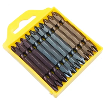 

Steel Hardened Double Cross Wind Head 65Mm 1/4 with netic Double Head Electric Screwdriver Pneumatic Batch Tsui