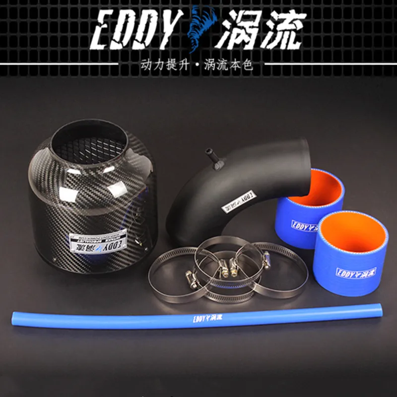 EDDY Intake System Air Intake Pipe & Carbon Fiber Air Filter for Audi S3 2015-2017 S5 2010 Q3 2013-2015 Q5 1.8T 2.0T 3.0T