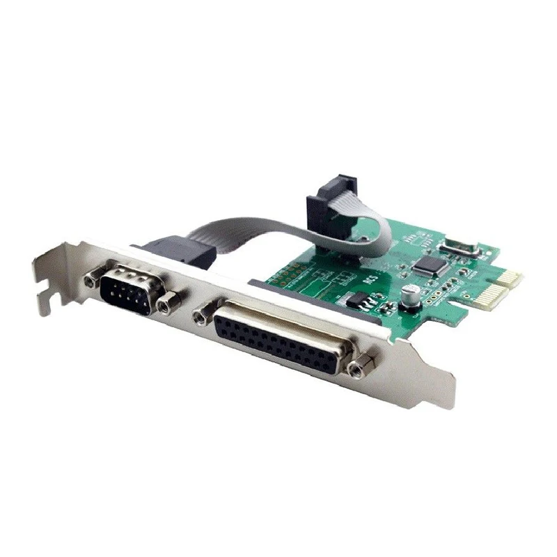 RS232 RS 232 последовательный порт COM и DB25 принтер параллельный LPT к PCI E Express адаптер