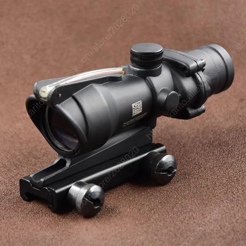 Тактический Trijicon Acog Стиль 4x32 прицел с 20 мм база &quotПикатинни&quot M5858|4x32 rifle scope|rifle
