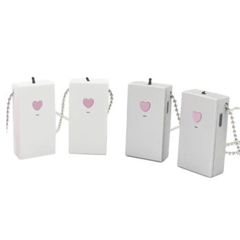 

AD-2 Pcs USB Portable Wearable Air Purifier, Air Necklace Negative Ion Air Freshener No Radiation Low Noise