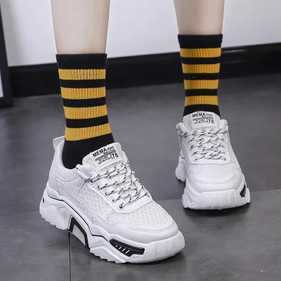 

Dad Shoes 2020 summer Chunky casuals Sneakers For Women mesh Vulcanize Shoes Casual Platform Sneakers dad sneakers