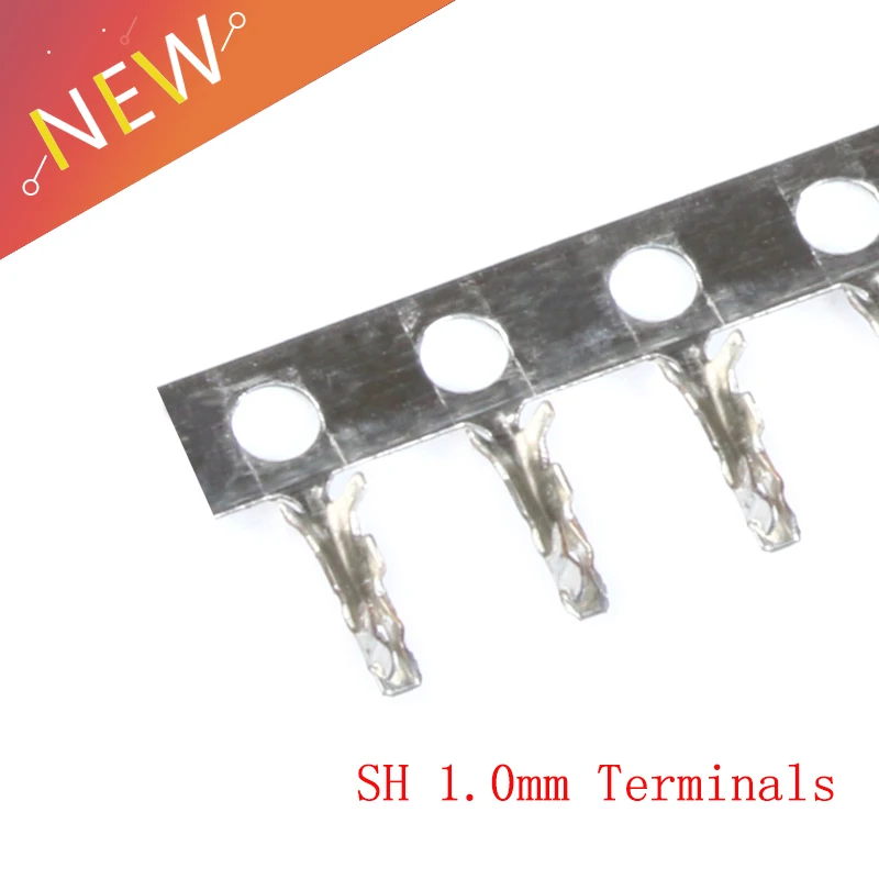 

500Pcs SH 1.0mm Terminals Metal Crimps Terminals Spacing 1.0 Reed Connector For SH1.0 1.0mm Female Box Header Sample