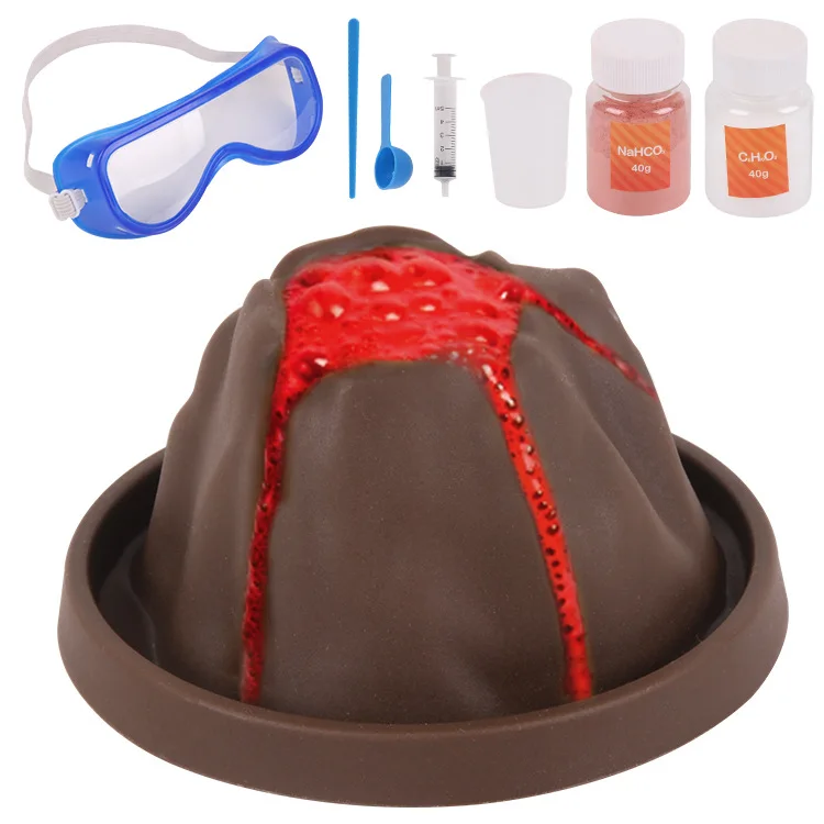 

DIY Environmentally Friendly Science Experiment Set Volcano Outbreak Eruption Toy Equipment Science And Technology for Making Se