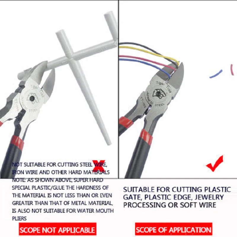 Brneaci подходит для резки Пластик мягкой проволоки плата мобильного телефона материнская плата 6 дюймов плоскогубцы