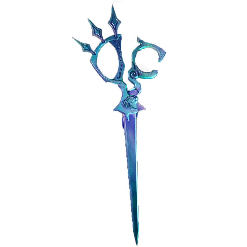 Game LOL Gwen Cosplay Prop PVC Scissors Replica of Weapons for Halloween Christmas Party Comic Exhibition Accessories Shears |
