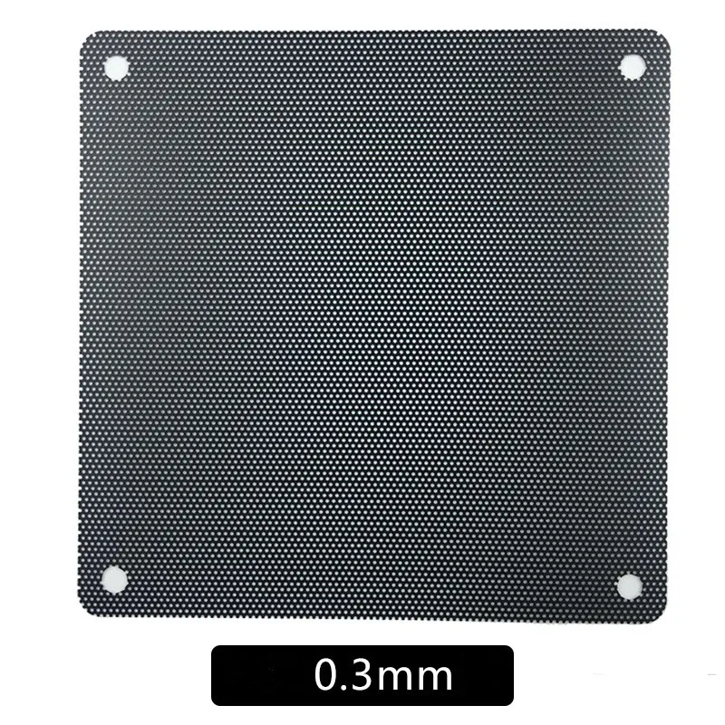 0.3mm 1pcs 1 шт./5 шт. 120*120 мм черный ПВХ PC пылезащитный чехол для вентилятора компьютера - Цвет: 0.3mm 1pcs