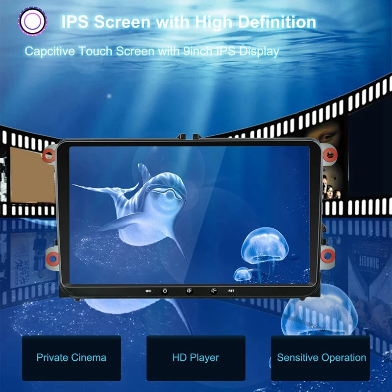 Android 8,1 автомобильное радио стерео 9 дюймов емкостный сенсорный ips экран HD gps навигация Bluetooth USB плеер 2G DDR3+ 16G NAND Memo