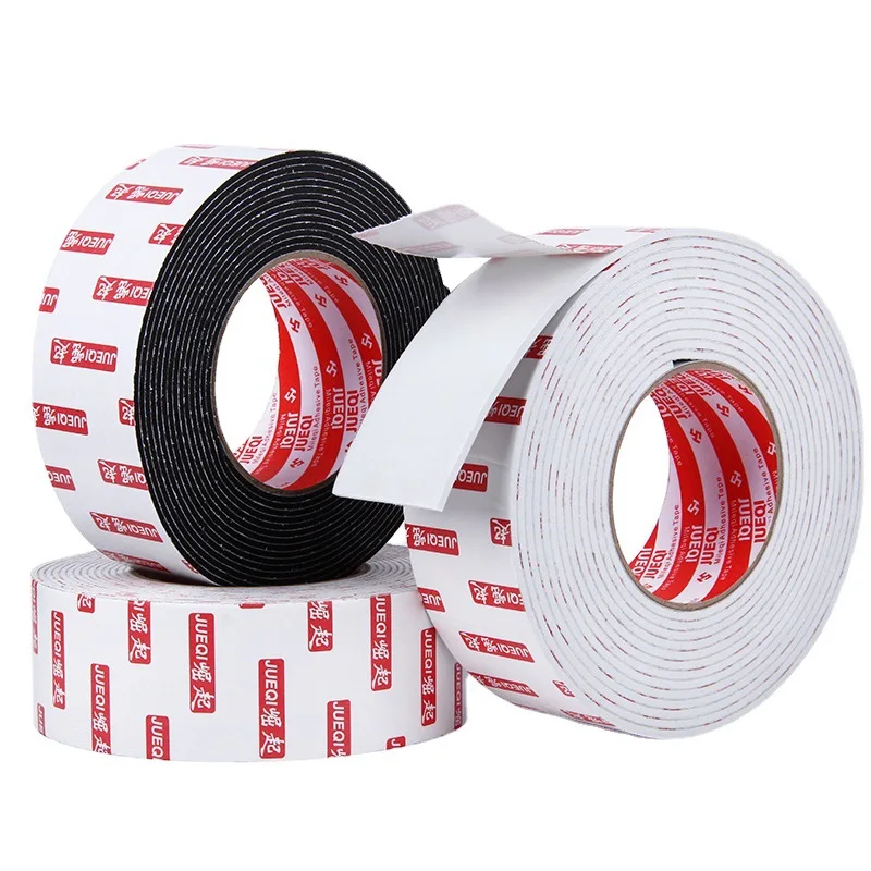 1-3mm EVA Tape Sponge Foam Sealant Strip Shockproof furniture leg pad Advertisement Photo frame fixed double-sided tape Hardware |