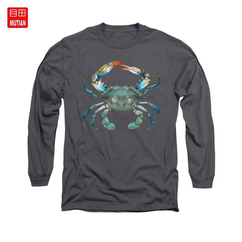 Blue Crab Deep Sea Ocean Fishing Seaside Fish Aquatic Sand Beach Tshirt