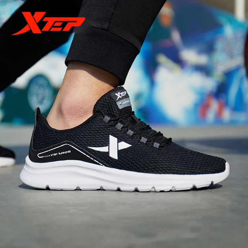 Xtep мужские кроссовки для бега новинка весны 2019 сетчатая дышащая повседневная