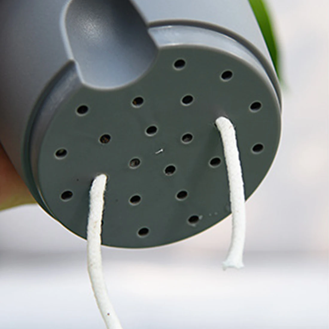 4/6/10Pcs 2 Tiers Creative Self Auto Irrigate Watering Planter Modern Storing Water Flower Pot - Grey + Transparent A709